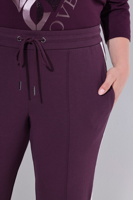 Punto-Hose, Galonstreifen, konisches Bein, Elastikbund