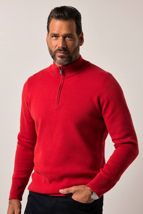Pull camionneur JP 1880, finition FLEXNAMIC®. Col zippé – jusqu'au 7 