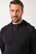 JP1880 vest, elastisch breigoed, capuchon, kangoeroezak, tot 7XL