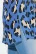 Blouse, leomotief, overhemdkraag, lange mouw