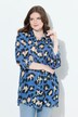 Blouse, leomotief, overhemdkraag, lange mouw