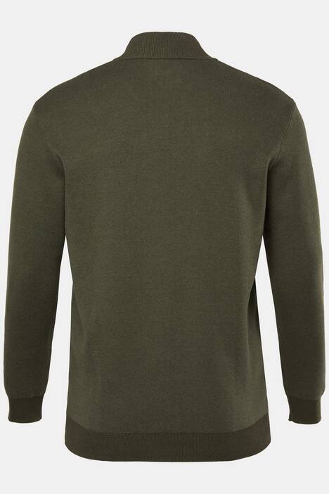 JP 1880 vest, CashmereTouch breigoed, opstaande kraag, tot 7XL