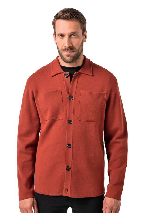 Úpletová svrchní košile JP1880, FLEXNAMIC®, 2 náprsní kapsy, do 7XL