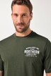 JP1880 T-Shirt, Halbarm, Brustprint, bis 8 XL
