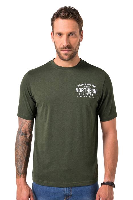 Tričko JP1880, krátké rukávy, potisk na hrudi, do 8XL