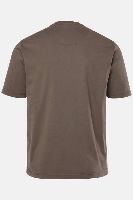 T-shirt JP1880 dal look vintage con applicazioni e mezze maniche, disponibile fino alla tg. 8XL