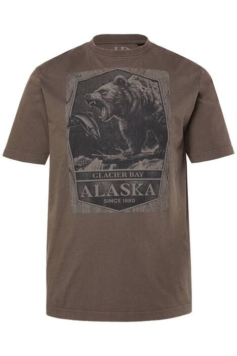 Tričko JP1880, krátké rukávy, potisk na hrudi, vintage vzhled, do 8XL