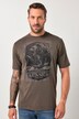 JP1880 T-shirt, korte mouwen, borstprint, vintage look, tot 8XL