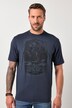 Camiseta JP 1880, media manga, estampado en el pecho, look vintage, hasta la talla 8 XL