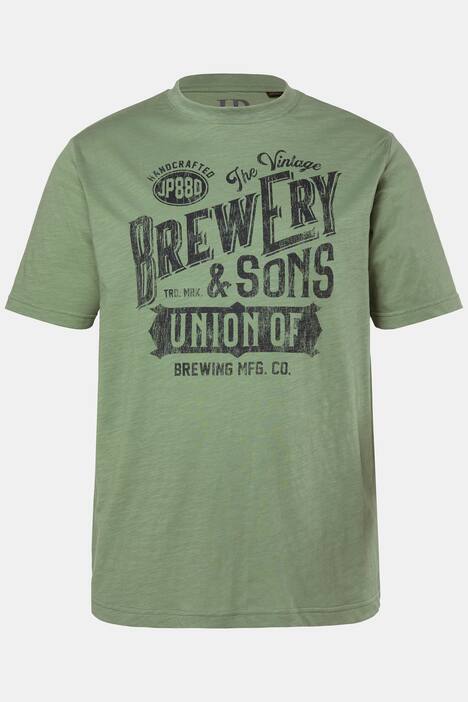 JP1880 T-Shirt, Halbarm, Brustprint, bis 8 XL