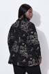 Jacquard-blazer, reverskraag, lange mouwen, elastische voering
