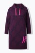 Robe en molleton. Manches longues et capuche