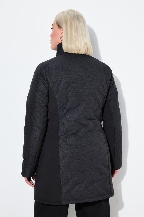 HYPRAR jas met laserstiksel, softshell inzetten, capuchon