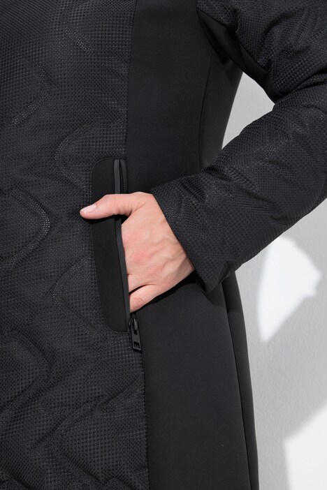 HYPRAR jas met laserstiksel, softshell inzetten, capuchon