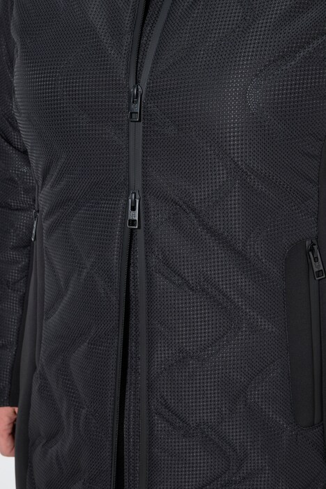 HYPRAR jas met laserstiksel, softshell inzetten, capuchon