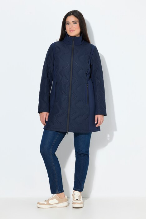 HYPRAR jas met laserstiksel, softshell inzetten, capuchon