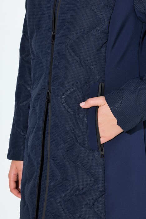 HYPRAR jas met laserstiksel, softshell inzetten, capuchon
