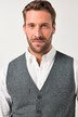 Gilet JP 1880 en tweed, finition FLEXNAMIC®, dos en maille - jusqu'au 7 XL