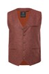 Tvídová vesta JP1880, vlněný materiál, úpletová záda, do 7XL
