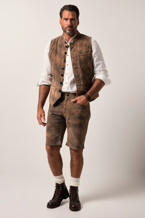 JP1880 Leder-Bermuda, Tracht, Rindleder, Regular Fit, bis 72
