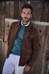 Veste JP 1880 en véritable cuir de vachette, poches à rabat- jusqu'au 7 XL