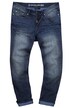 Džíny FLEXNAMIC®, kolekce Denim, břišní střih, vintage vzhled, rovný střih, 5 kapes, do velikosti 36/72, prodloužená velikosti do 134