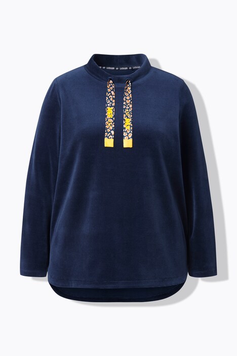 Sweatshirt, Stehkragen, Langarm