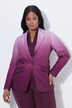 Blazer, gradient farge, reverskrage, helfôret
