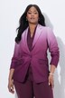 Blazer, gradient farge, reverskrage, helfôret