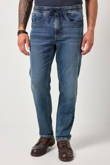 Jean JP 1880 à taille élastique, tissu denim finition FLEXNAMIC®, coupe Straight Fit - jusqu'au 8 XL