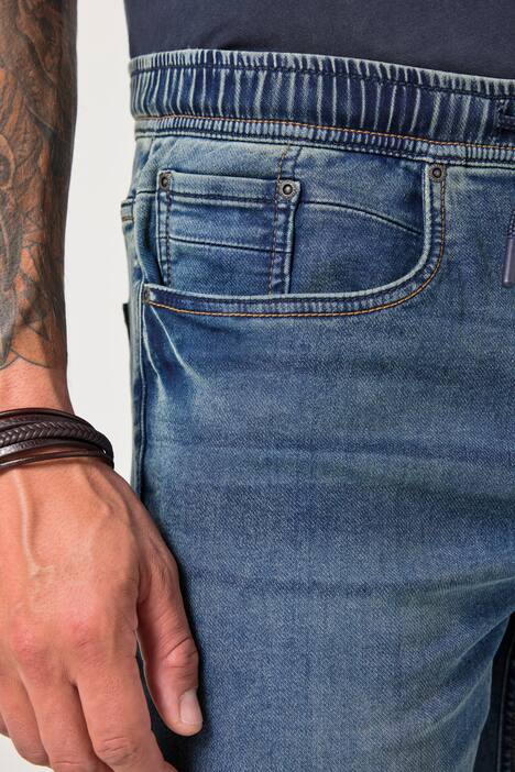 Jean JP 1880 à taille élastique, tissu denim finition FLEXNAMIC®, coupe Straight Fit - jusqu'au 8 XL