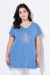 T-skjorte, oversized, paljettstjerne, volang