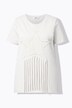 T-shirt, A-line, star with fringes