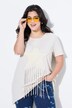 T-shirt, A-line, star with fringes