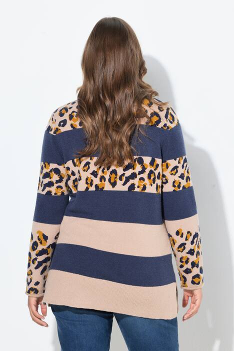 Pull en maille, manches longues et col roulé