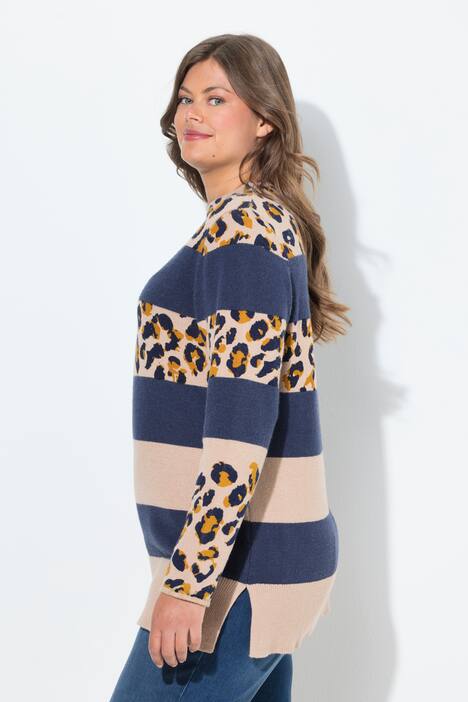 Pull en maille, manches longues et col roulé