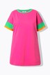 Camiseta, oversize, hombros caídos de color
