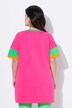 Camiseta, oversize, hombros caídos de color
