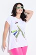 T-shirt, A-line, women's motif, neon seams