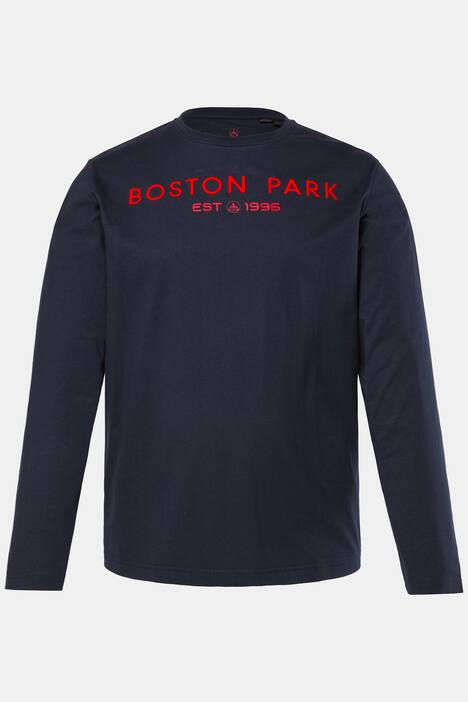 Maglia Boston Park con stampa sul petto e maniche lunghe, fino alla tg. 84/86