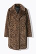 Leopard Print Teddy Fleece Coat