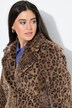 Leopard Print Teddy Fleece Coat