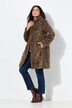 Leopard Print Teddy Fleece Coat
