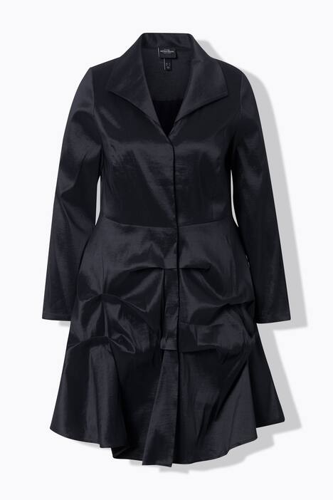 Pleated Peplum Jacket