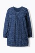 Maglia dal taglio svasato con pieghe decorative, scollo rettangolare e maniche lunghe