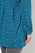 Maglia dal taglio svasato con pieghe decorative, scollo rettangolare e maniche lunghe