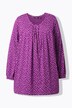 Maglia dal taglio svasato con pieghe decorative, scollo rettangolare e maniche lunghe