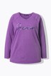Dream Rhinestone Lettering Long Sleeve Tee