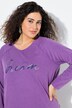 Dream Rhinestone Lettering Long Sleeve Tee