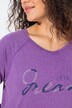 Dream Rhinestone Lettering Long Sleeve Tee